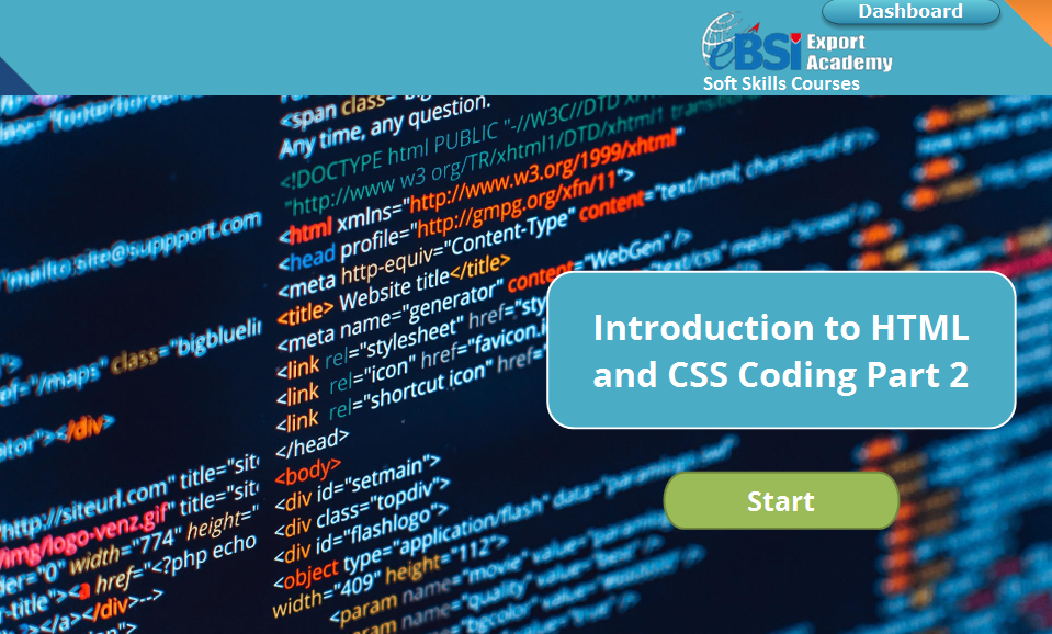 Introduction to HTML and CSS Coding Part 2 - eBSI Export Academy