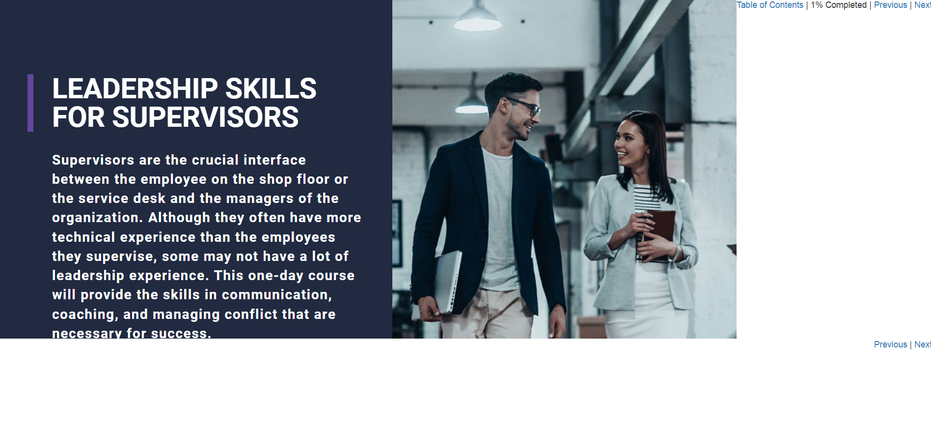 Leadership Skills for Supervisors - eBSI Export Academy