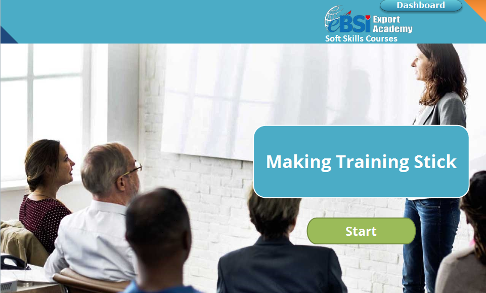Making Training Stick - eBSI Export Academy