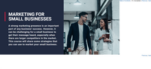 Load image into Gallery viewer, Marketing for Small Businesses - eBSI Export Academy