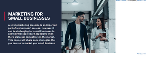 Marketing for Small Businesses - eBSI Export Academy