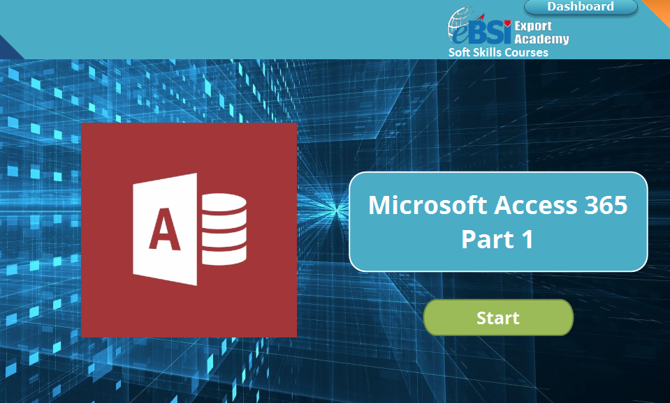 Microsoft Access 365 Part 1 - eBSI Export Academy