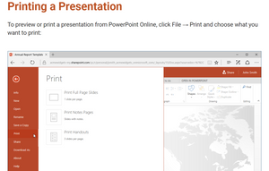 Microsoft PowerPoint Online - eBSI Export Academy