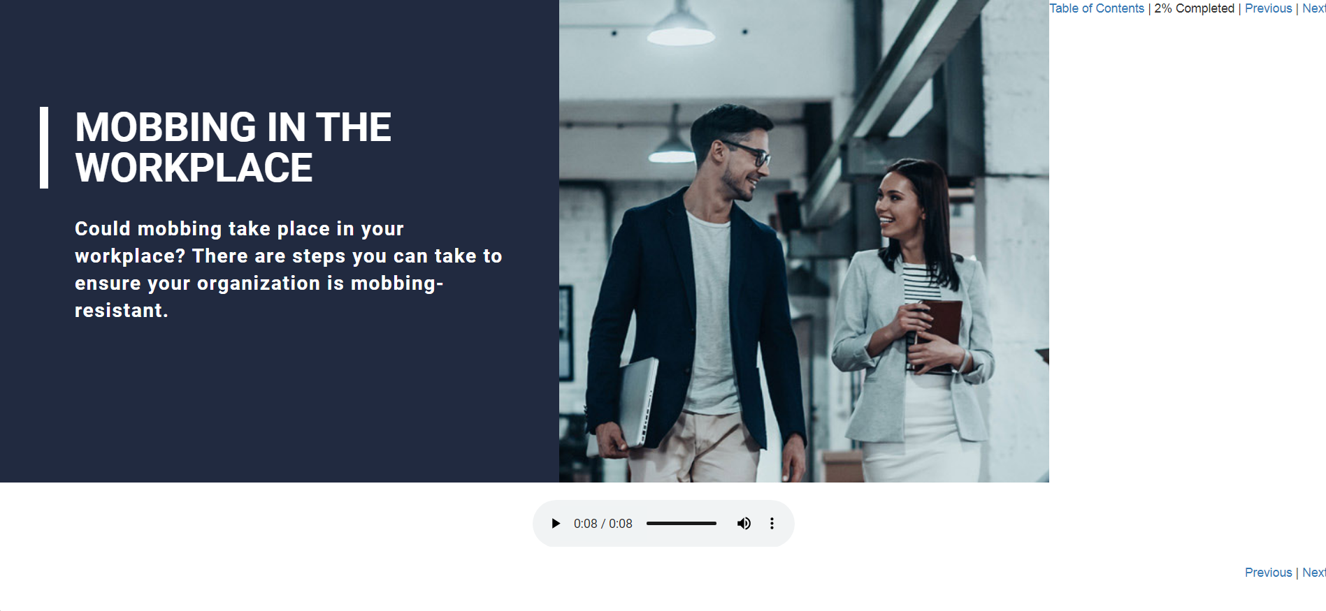 Mobbing in the Workplace - eBSI Export Academy