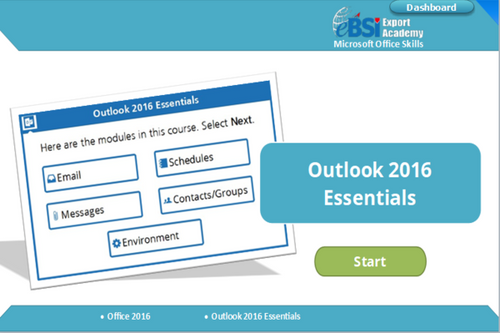 Outlook 2016 Essentials - eBSI Export Academy