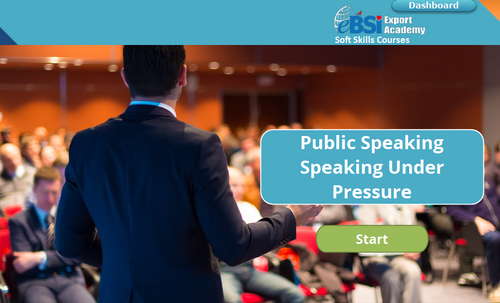 Public Speaking: Speaking Under Pressure - eBSI Export Academy