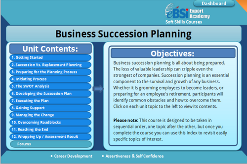 Business Succession Planning - eBSI Export Academy