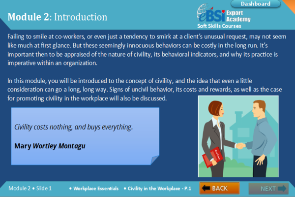 Civility in the Workplace - eBSI Export Academy
