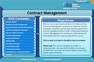 Contract Management - eBSI Export Academy