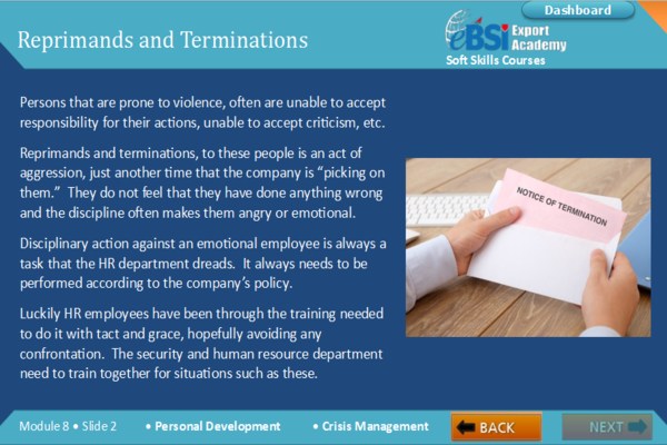 Crisis Management - eBSI Export Academy