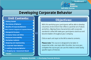 Developing Corporate Behavior - eBSI Export Academy