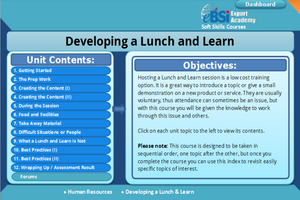Developing a Lunch and Learn - eBSI Export Academy