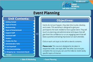 Event Planning - eBSI Export Academy