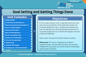 Goal Setting and Getting Things Done - eBSI Export Academy