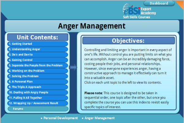 Anger Management - eBSI Export Academy
