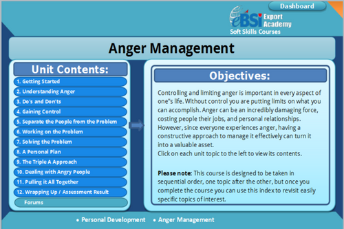 Anger Management - eBSI Export Academy