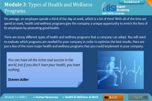 Health and Wellness at Work - eBSI Export Academy
