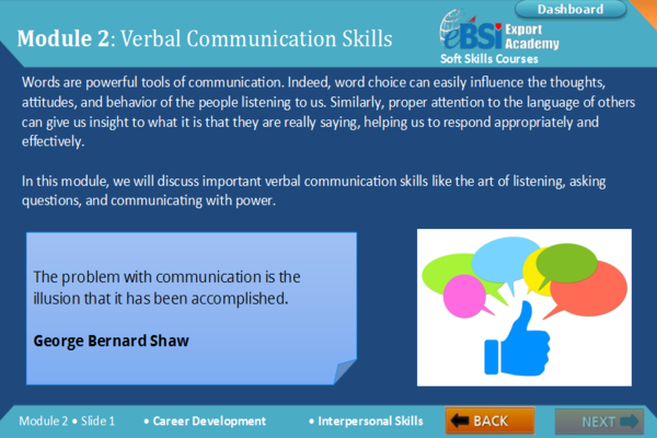 Interpersonal Skills - eBSI Export Academy