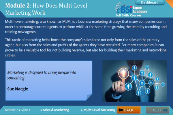 Multi-Level Marketing - eBSI Export Academy