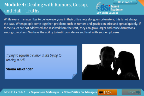 Office Politics For Managers - eBSI Export Academy