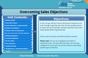 Overcoming Sales Objections - eBSI Export Academy