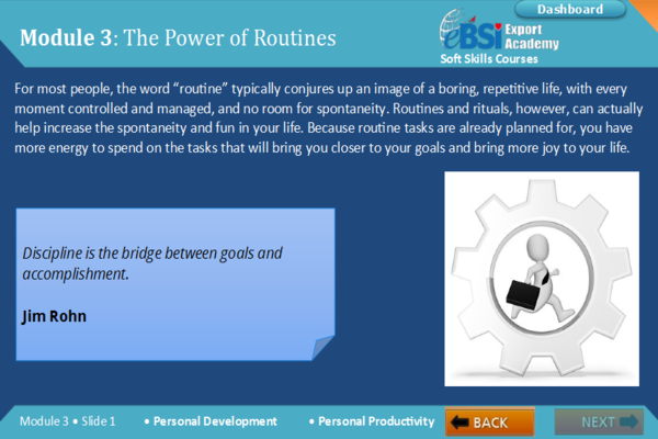 Personal Productivity - eBSI Export Academy