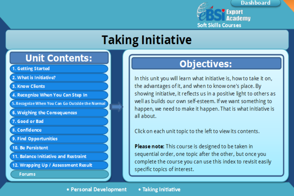 Taking Initiative - eBSI Export Academy