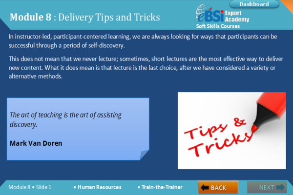 Train-The-Trainer - eBSI Export Academy