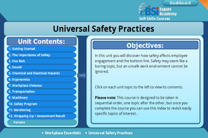 Universal Safety Practices - eBSI Export Academy