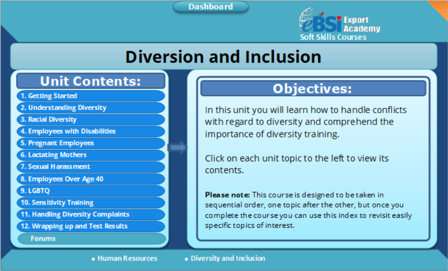 Diversity and Inclusion - eBSI Export Academy