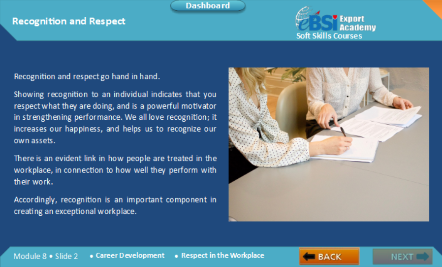 Respect in the Workplace - eBSI Export Academy