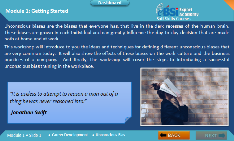 Unconscious Bias - eBSI Export Academy