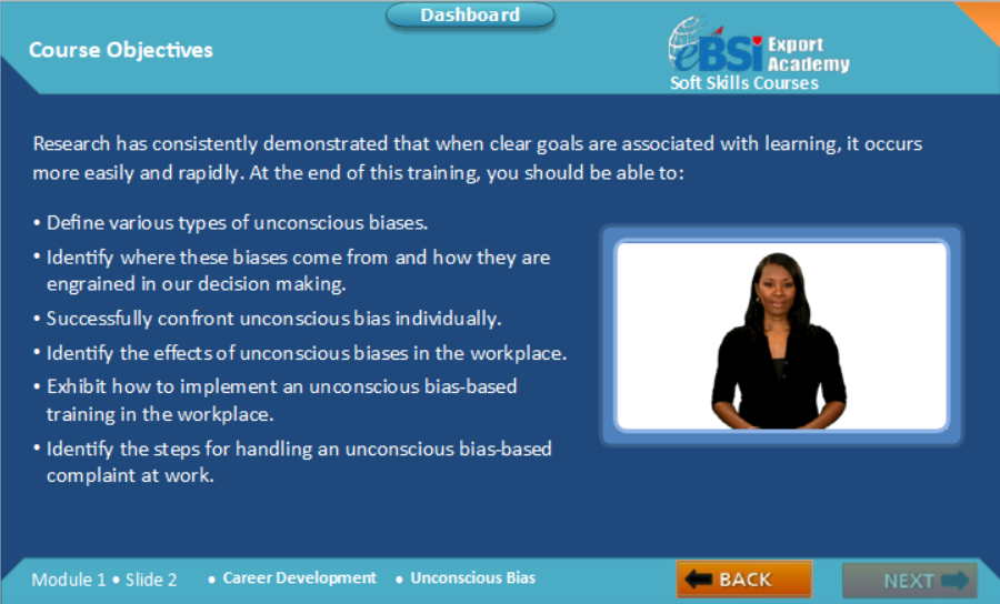 Unconscious Bias - eBSI Export Academy