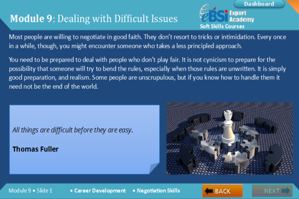 Negotiating Skills - eBSI Export Academy