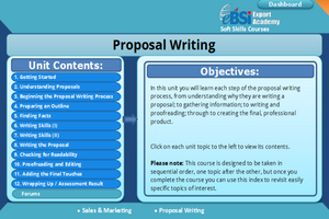 Proposal Writing - eBSI Export Academy