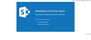 SharePoint 2016 For Users - eBSI Export Academy