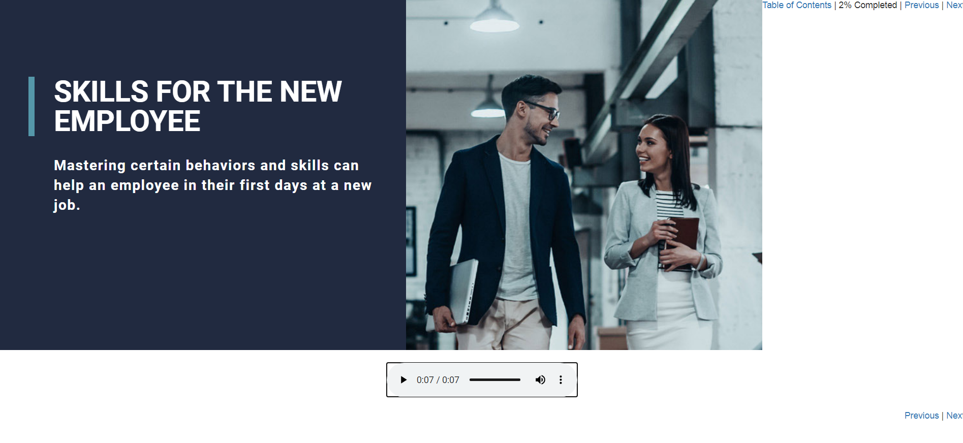 Skills for the New Employee - eBSI Export Academy