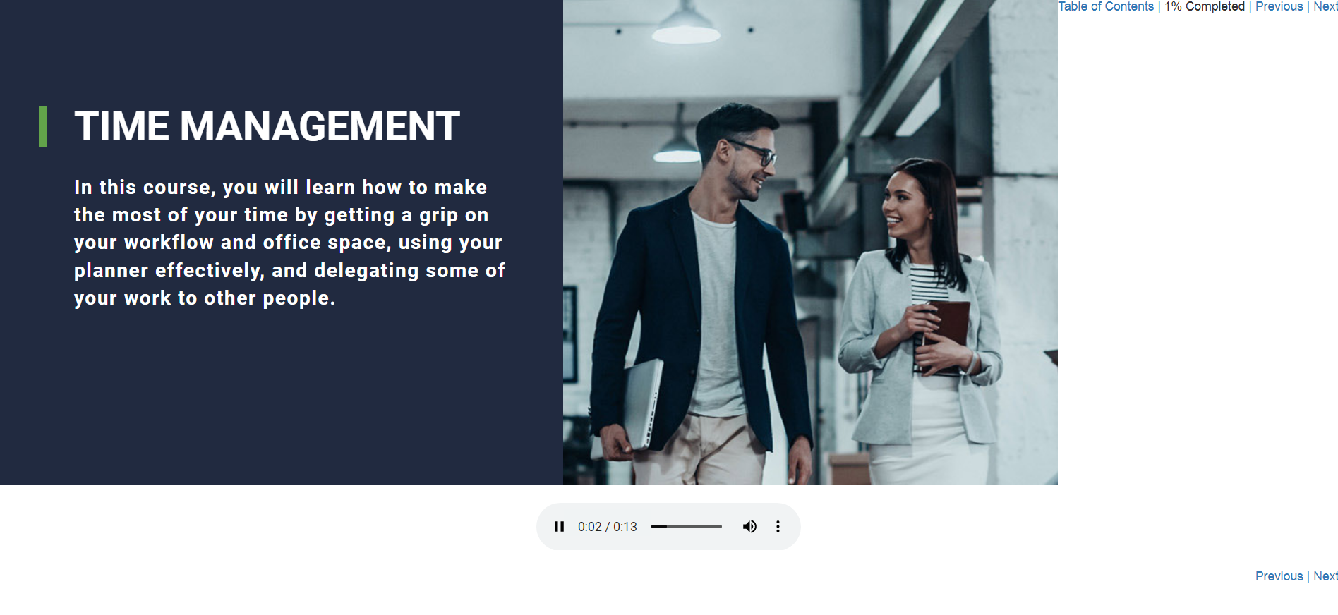 Time Management - Office Practice - eBSI Export Academy