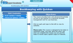 Bookkeeping with Quicken - eBSI Export Academy