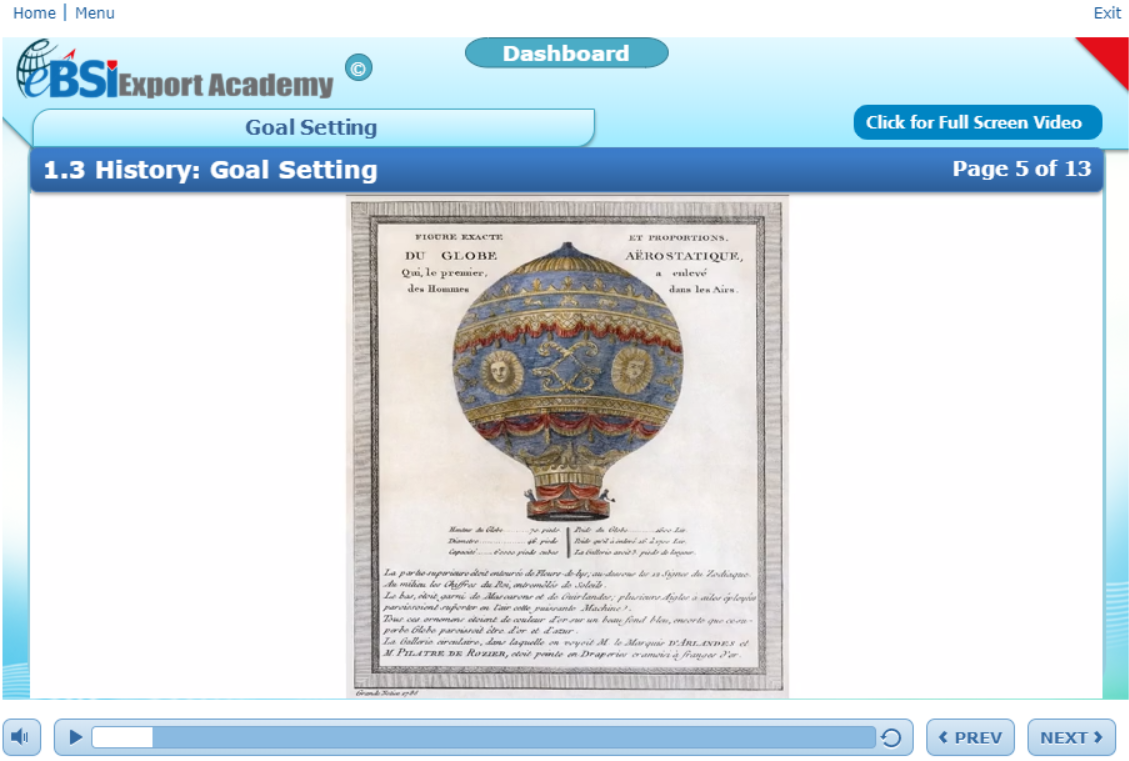 Goal Setting - eBSI Export Academy