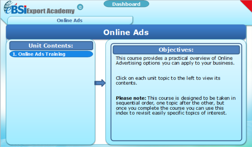 Online Ads Essentials - eBSI Export Academy