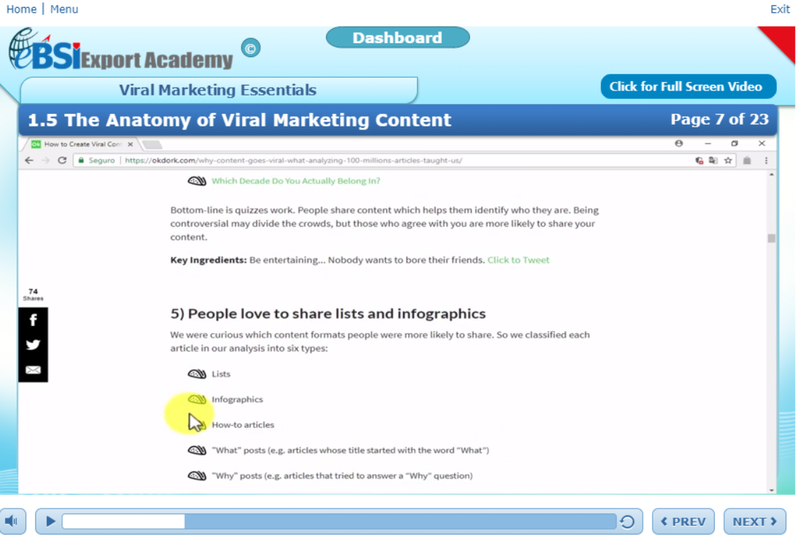Viral Marketing Essentials - eBSI Export Academy