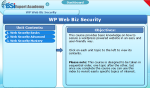 Wordpress Web Biz Security - eBSI Export Academy