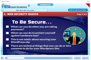 Wordpress Web Biz Security - eBSI Export Academy