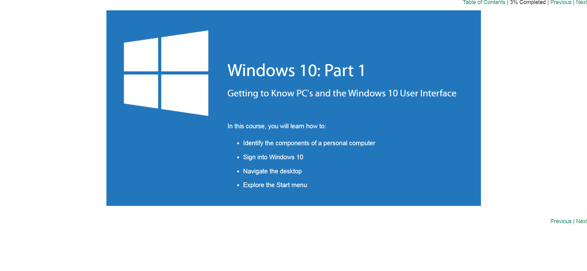 Windows 10 Part 1 - eBSI Export Academy