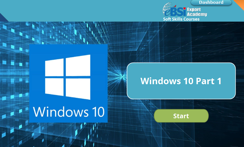 Windows 10 Part 1 - eBSI Export Academy