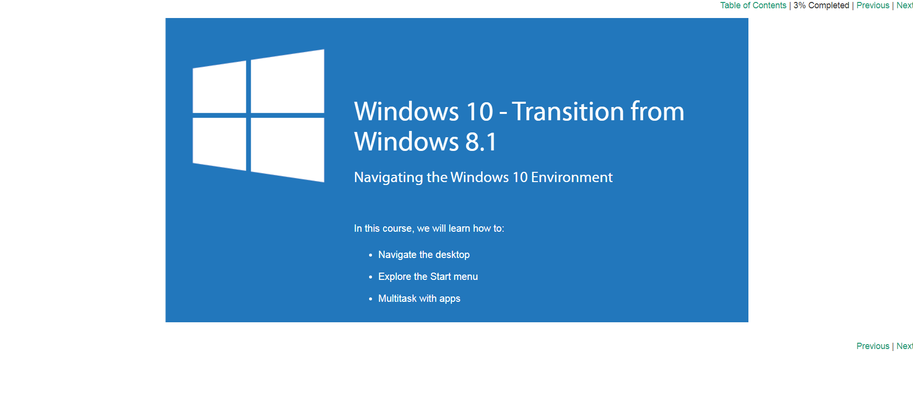 Windows 10: Transition from Windows 8.1 - eBSI Export Academy