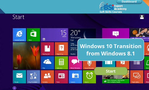 Windows 10: Transition from Windows 8.1 - eBSI Export Academy