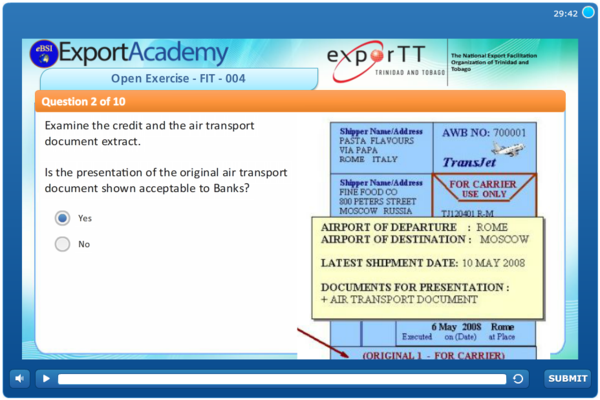 FIT - Finance of International Trade - eBSI Export Academy