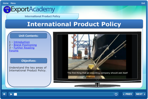 International Product Policy - eBSI Export Academy